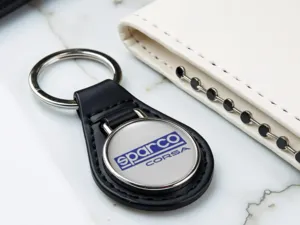 Sparco Porte-clé Cuir Solide Design Moderne